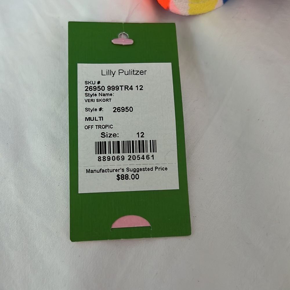 Lilly Pulitzer skort. Size 12. Brand new with tags. - Picture 4 of 7